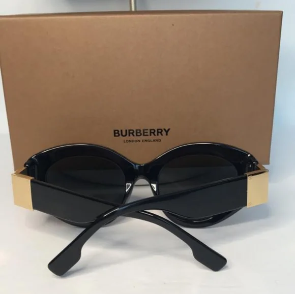 BURBERRY 0BE4361 30018751 SOPHIA FULL RIM BLACK OVAL SUNGLASSES